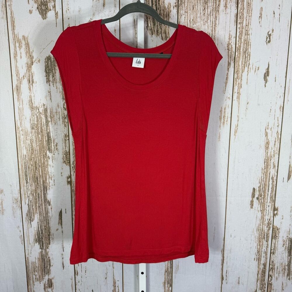 CAbi Scarlet Cap Sleeve Blouse. Size Small. In pristine condition!
